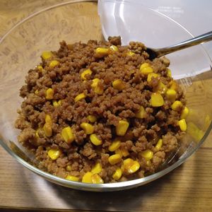 ももの作ってみた!投稿(作り置き・お弁当に◎ カレー風味の豚そぼろ)