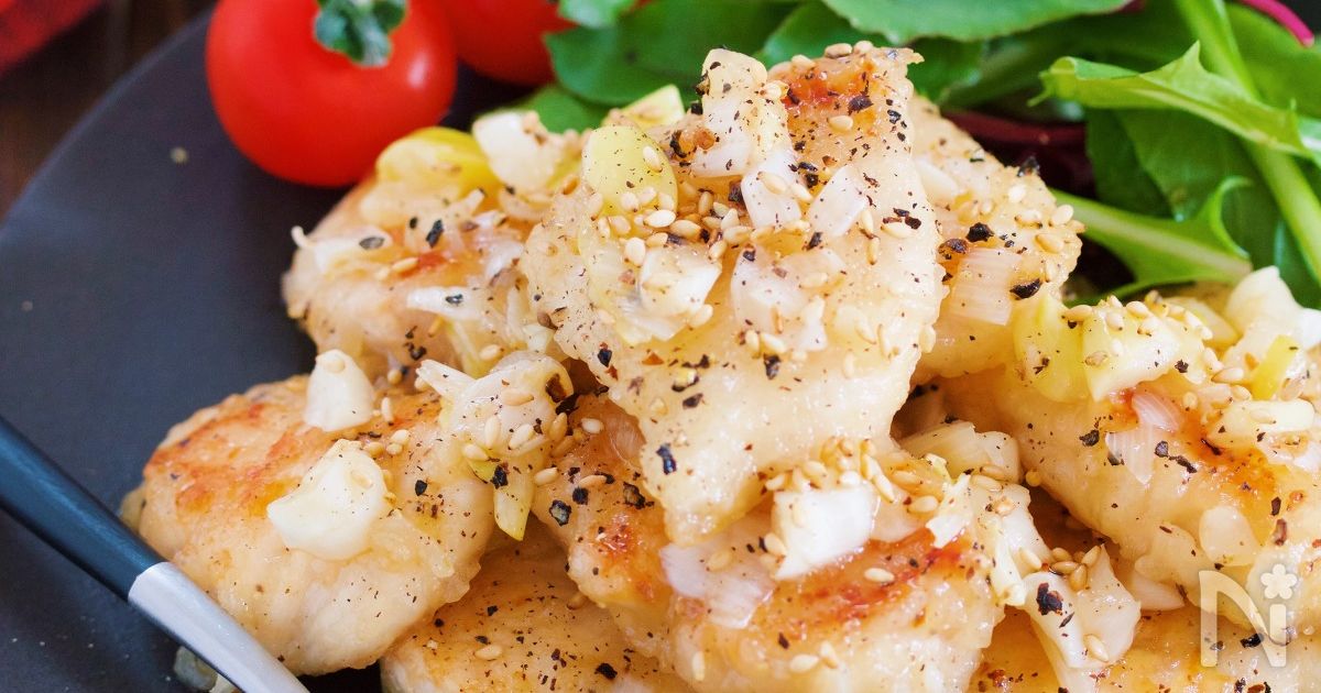 ご飯もお酒すすむ むね肉 De やみつき ネギ塩チキン By ｙｕｕ レシピサイト Nadia ナディア プロの料理家のおいしいレシピ