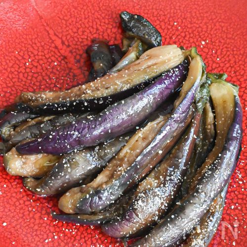 常備菜に！ゆでなすのナムル