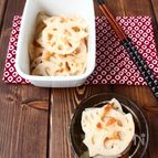 ５分で常備菜 ＊ シャキシャキれんこんの梅かつお和え