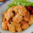 コク旨！お肉柔らか♡鶏むね肉の味噌マヨ和え