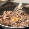 10分で完成【豚バラほうれん草丼】の工程2