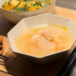 funinmans_mesiの作ってみた!投稿(食材2つであと一品！お助け【大根スープ】)