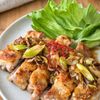鶏ももと焼きねぎだれの油淋鶏【揚げずにカリッと】