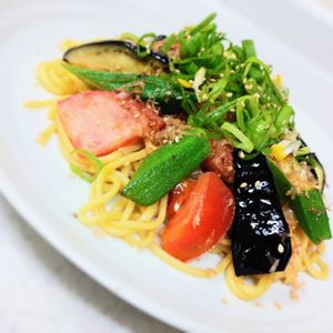Patchouli🐱🐾の作ってみた!投稿(なすと焼豚の焼きラーメン)