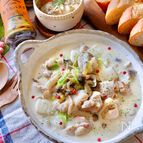 味付けはこれひとつ！『鶏肉と白菜の和風クリーム煮』