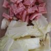 コク旨♡ベーコンと白菜のピリ辛ごま味噌豆乳スープの下準備