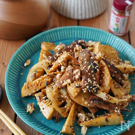 缶詰レシピ 節約 簡単 さんまと根菜の蒲焼きマヨ炒め By 奥山 まり レシピサイト Nadia ナディア プロの料理家のおいしいレシピ