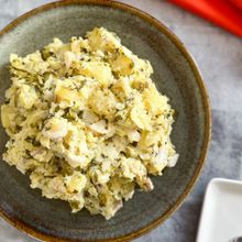 鱈と高菜のポテトサラダ