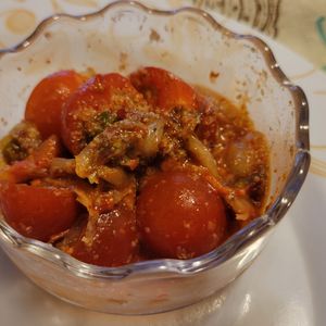 miyucyannの作ってみた!投稿(【3分で完成！】トマトのキムチ和え)