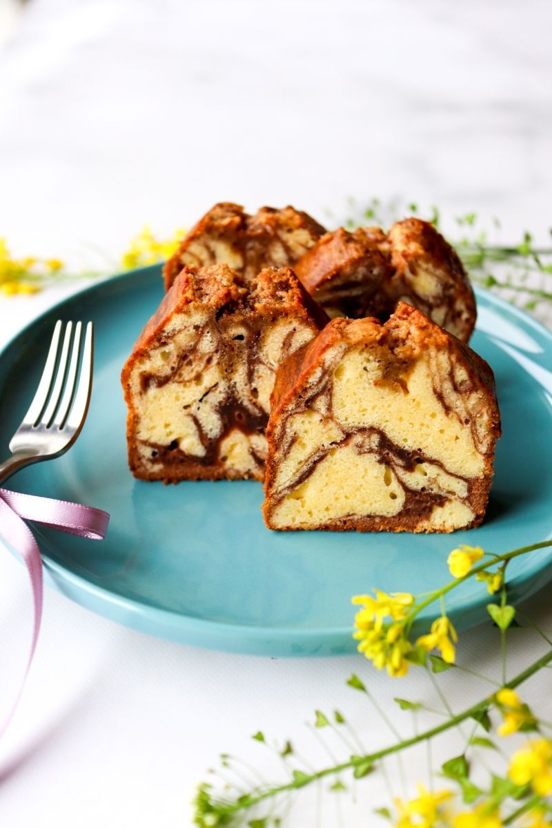 ティラミス風マーブルパウンドケーキ | レシピサイトNadia