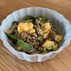 harpcafeの作ってみた!投稿(小松菜の肉みそたまご炒め_ボリューム満点ごはんがススム!)