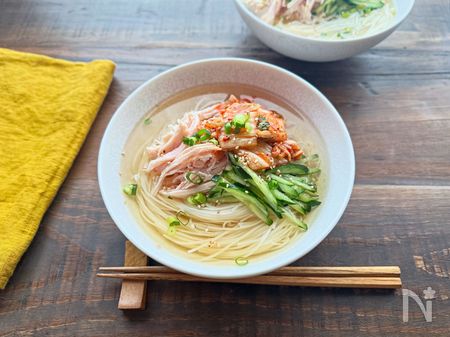【冷麺風そうめん】白だしでさっぱりおいしい!