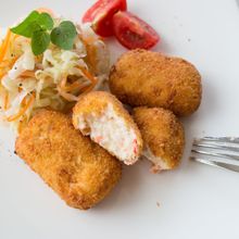 クリームがとろ〜り♪『カニクリームコロッケ』＃定番洋食