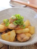 鶏肉とジャガイモのゆず味噌炒め