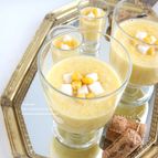 とうもろこしと長芋の冷たい前菜