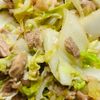 チョビの助の作ってみた!投稿(レンジで簡単!無水♡『白菜と厚揚げとツナのあっさり旨煮』)
