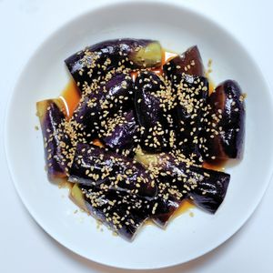 ふうかの作ってみた!投稿(レンジ完成♡『中華茄子』１分副菜♪簡単なのにうまうま♡)