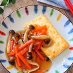塩豆腐のきのこ餡♩ヘルシーおかず！ダイエットにも◎