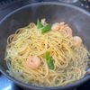 【エビとスナップエンドウのパスタ】手軽に作れる和風仕立て♪の工程3