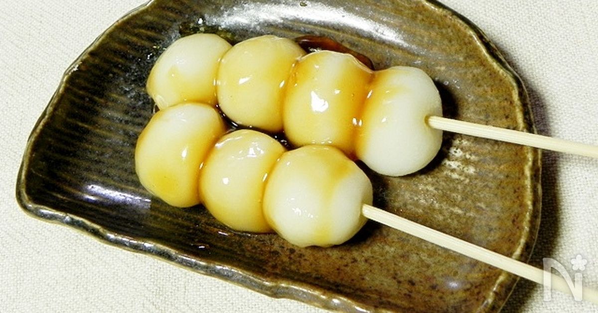 甘さを控えたみたらし団子 | レシピサイトNadia