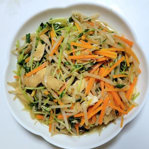 ふうかの作ってみた!投稿(簡単！シャキシャキ美味♪もやしと豆苗のおひたし＊作り置きに)