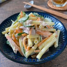 レンジでお手軽♪【ツナマカロニサラダ】