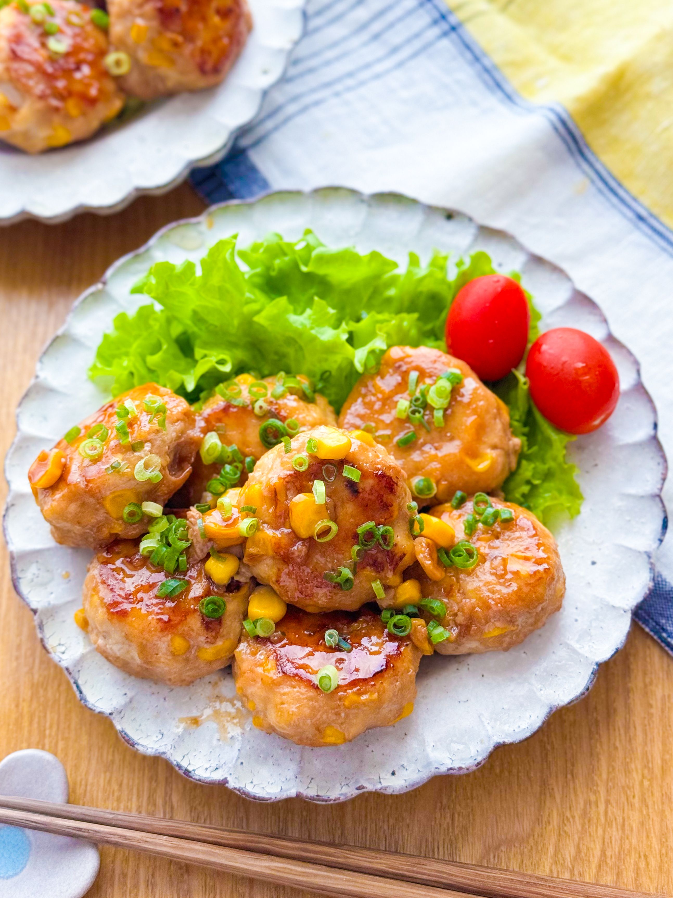 包丁不使用！もろこし甘辛バター鶏つくね】子ども大喜び♡ | レシピ