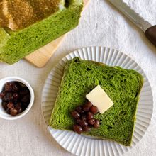 ホームベーカリー可！まるでシフォンケーキ？抹茶シフォン食パン