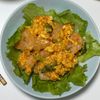 しんやの作ってみた!投稿(5分でできる美味しい中華♡スイチリでふわとろ卵入りエビチリ)