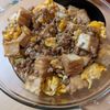 NYの作ってみた!投稿(【卵とひき肉の甘酢あん】厚揚げ入り♪ボリュームたっぷり♡)