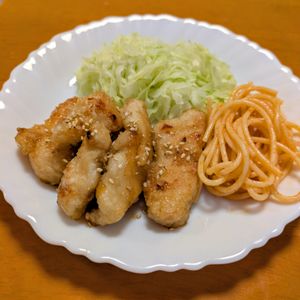ゆきまる🐬🫧の作ってみた!投稿(むね肉de甘辛スティックチキン【#作り置き #冷凍保存】)