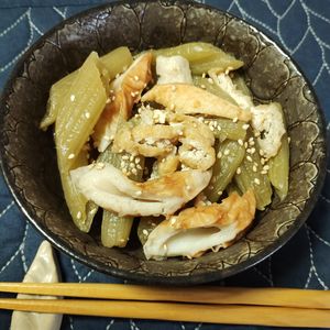 M＊Pの作ってみた!投稿(ふきとあげのいなか煮)
