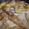【にんにくがガツンとくる！】鶏肉とさつまいものシュクメルリの工程2