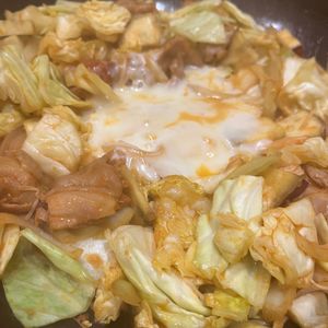 1194348の作ってみた!投稿(【鶏とキャベツのチーズタッカルビ】おうちで気軽に韓国気分♪)