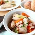 ベーコンと根菜のブレゼ（蒸し煮）