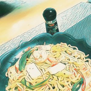 ヴェルの作ってみた!投稿(【息子大絶賛！ぱぱっと、うま塩焼きそば】ランチ/お弁当に)
