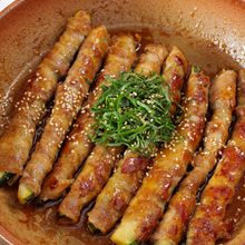 【大葉が超合う】肉巻きズッキーニのご飯が進む生姜ポン照り