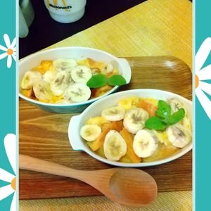 チョロリスの作ってみた!投稿(ベイクドバナナフレンチトースト＊2人分トースターで時短！)