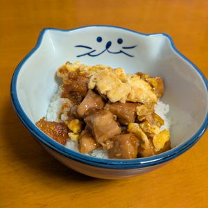 ゆきまる🐬🫧の作ってみた!投稿(子供が爆食いする!激うま♡︎焼き鳥たま丼)