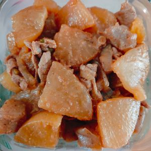 ニャンちゅうの作ってみた!投稿(味がしみしみ♪『豚大根とこんにゃくのどて焼き風♡味噌煮込み』)