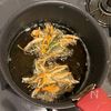 米粉でカリッと♪もずくと彩り野菜のかき揚げの工程4