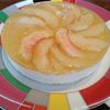 えみちぃの作ってみた!投稿(レンジで作る♪桃のレアチーズケーキ)