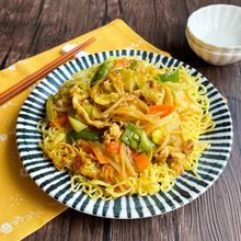 子どもも大好き!カレーあんかけ焼きそば*