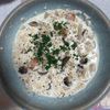 ゆっこの作ってみた!投稿(レンジで簡単♪きのことオートミールのミルクリゾット)