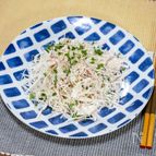 大根とささみ肉の甘酸っぱサラダ