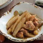 【圧力鍋レシピ】鶏肉とごぼうの煮物