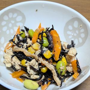 みるの作ってみた!投稿(お箸が止まらない♡『豆腐とひじきの冷たいお惣菜』)