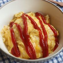 朝食に！5分で出来る！スクランブルエッグ丼