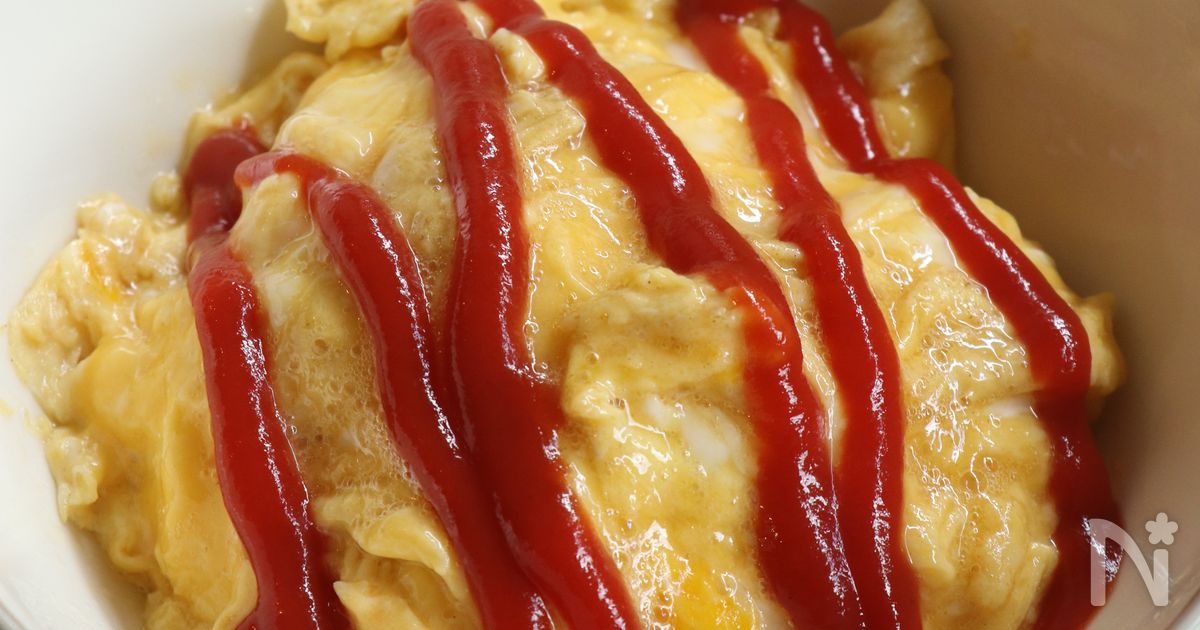 朝食に！5分で出来る！スクランブルエッグ丼